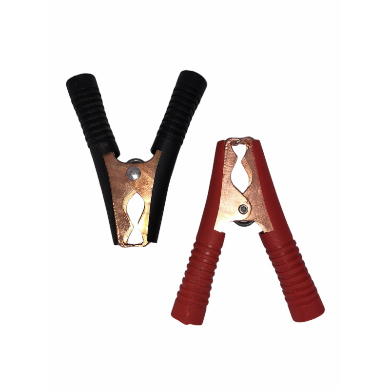 Затиск для клем 100А мідь (ЧЕРВОНИЙ + ЧОРНИЙ) 