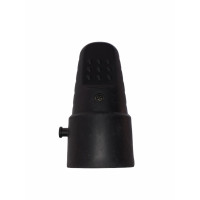 Розетка переносна із заземленням бризкозахисна /зах з кришкою гум. 250В 16А СВ-У РП16 005