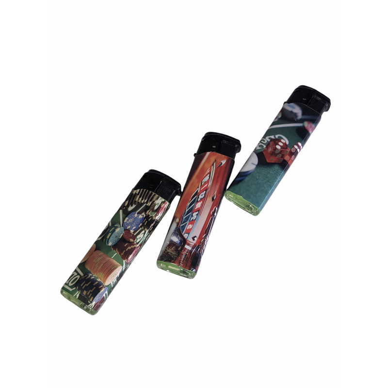 Запальничка турбо полум'я Асорті 588 50/1000