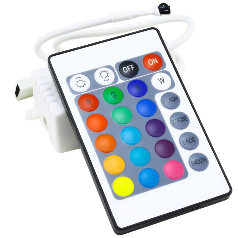 # 20 RGB Контролер 12А -І.К. 24 кнопки