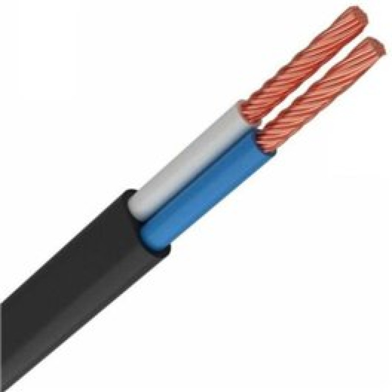 Кабель ШВВП 2*0,75 ЧОРНИЙ 