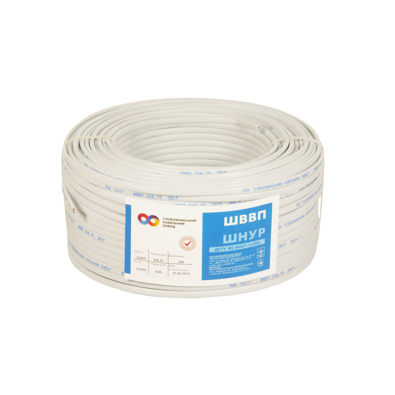 Кабель ШВВП 2*0,75 