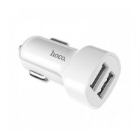 АЗП HOCO Z2A 2USB/2,4A+Lightning White