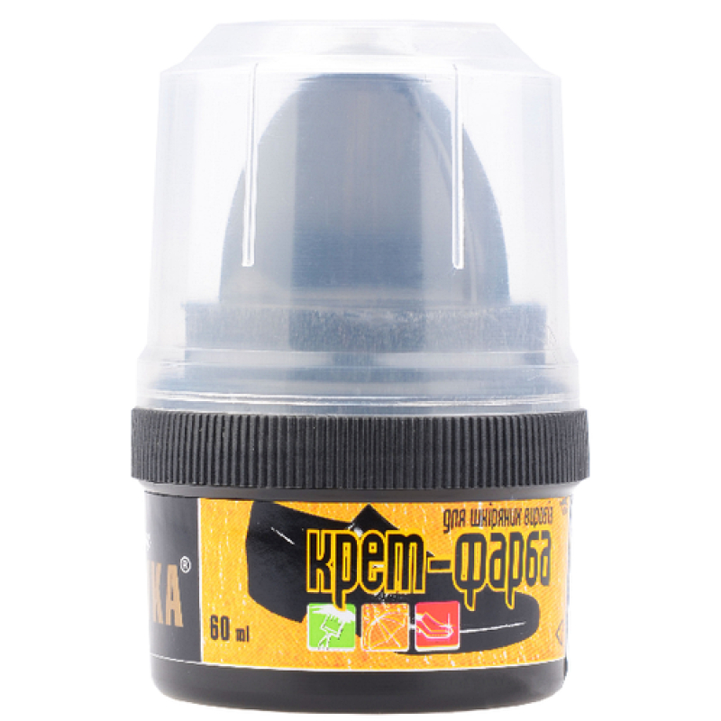Крем-фарба для взуття Блискавка / Blyskavka 55мл пластикова банка безкольоровий Україна / 48