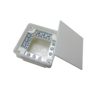 Коробка з колодками для прихованої проводки квадратна Bylectrica КМ-212