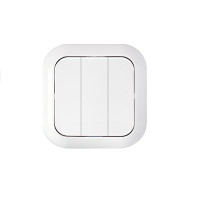 Вимикач 3-й Bylectrica Гармонія білий С056-234