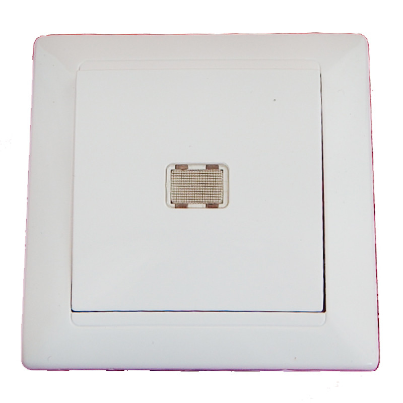 Вимикач з підсвіткою Bylectrica Стиль білий С1 10-813