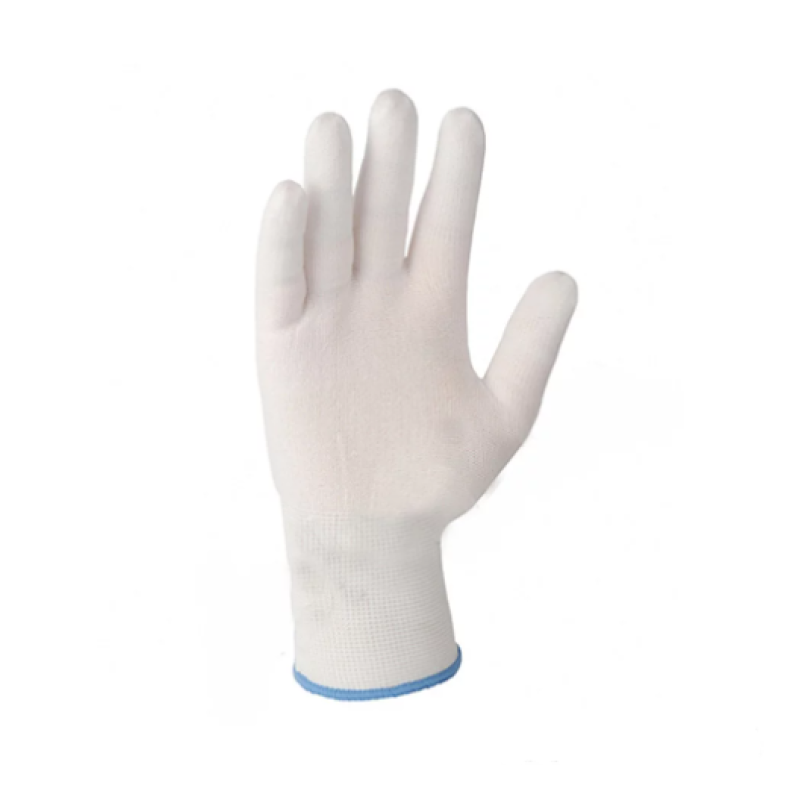 Перчатка Днепр Арт 4554 нейлонові, білі, без ПВХ, 13 клас, 9 розмір /10